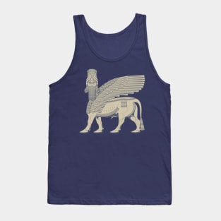 Lamassu Winged Bull Front Tank Top